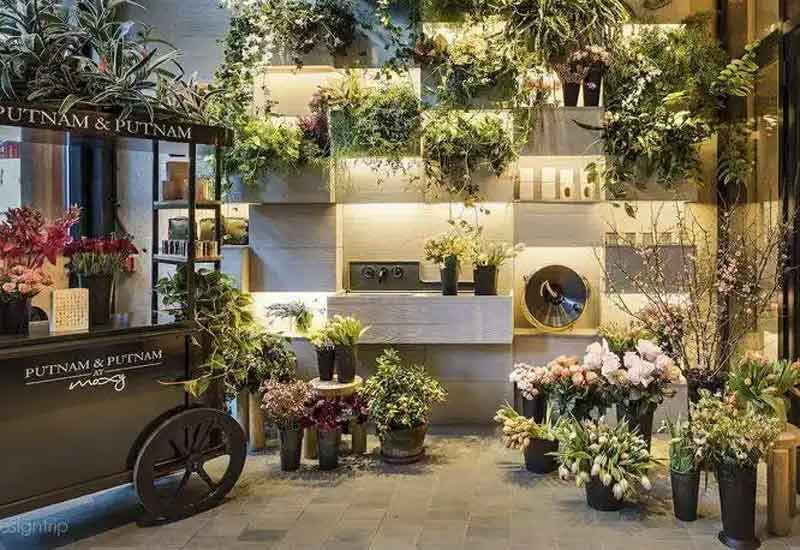 郑州花店装修设计：自然氛围与鲜花保鲜展示区规划