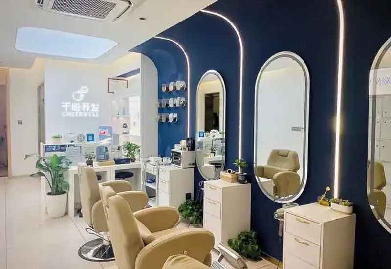 郑州头皮护理店装修：头皮护理空间设计