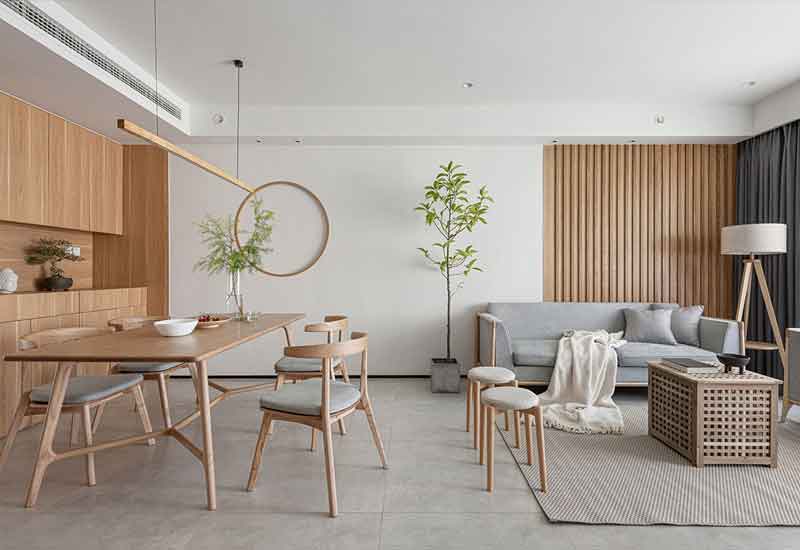 郑州旧房改造案例：老房餐厅的餐边柜设计与收纳