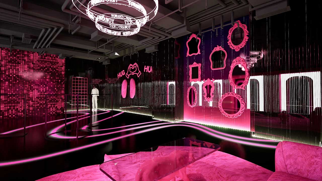 85平米郑州直播间设计效果图