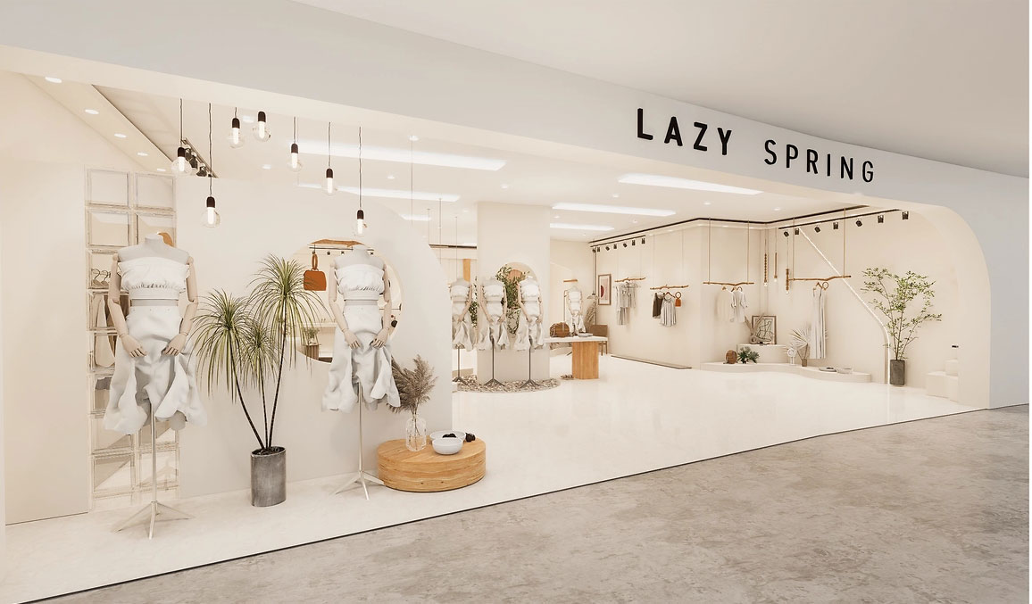 200平米郑州服装门店直播间设计效果图