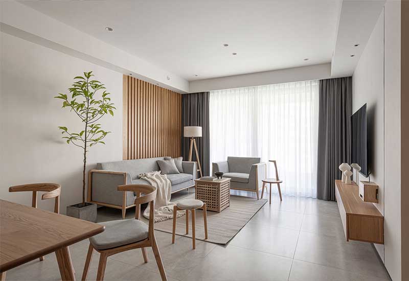 郑州新房装修设计:现代简约风的空间扩容技巧