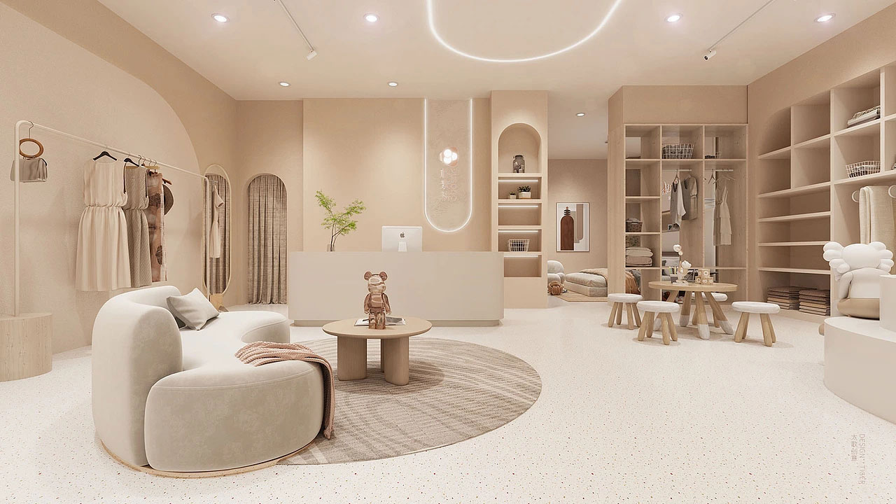 210平米郑州女装店面装修设计效果图