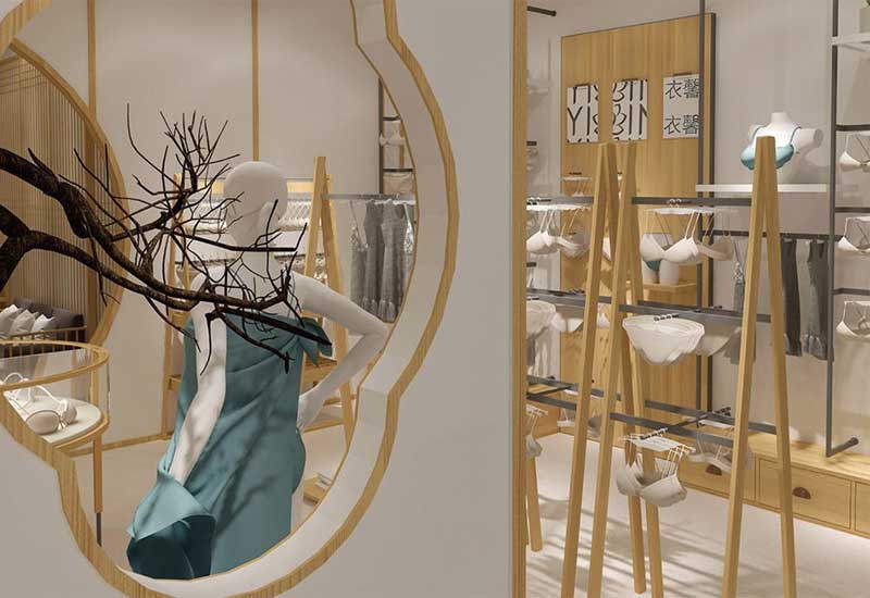 郑州内衣专卖店装修灯光照明设计如何营造舒适私密氛围 