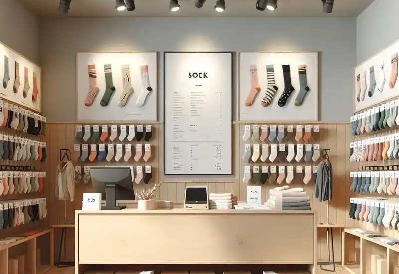 郑州袜子配饰店装修，收纳空间决定经营效率 