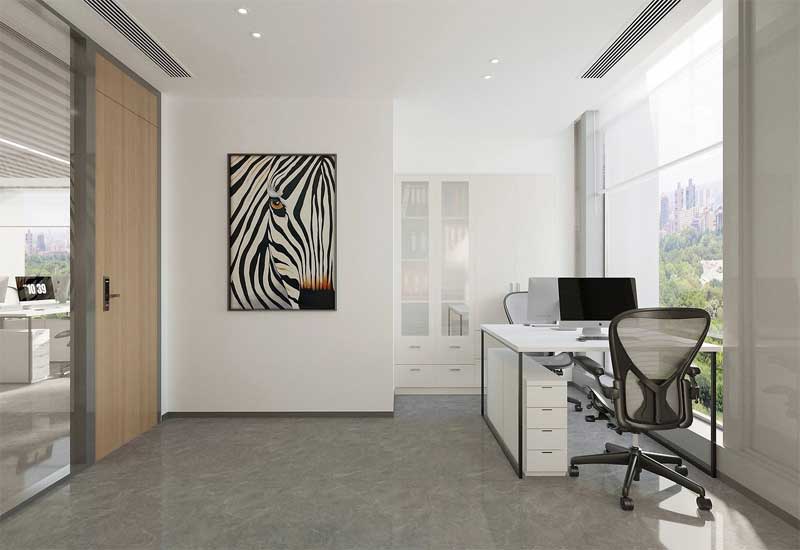 郑州50-100㎡办公室装修费用多少？设计工期及材料报价详解