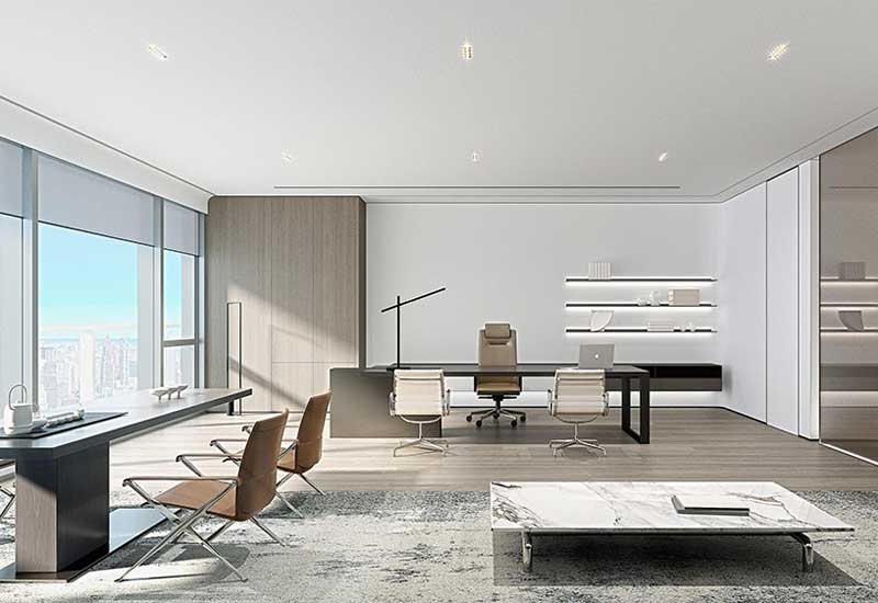 郑州办公室装修设计费是否值得？施工落地效果参考