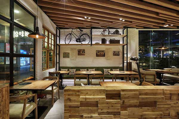 450平米连锁餐饮店装修设计效果图