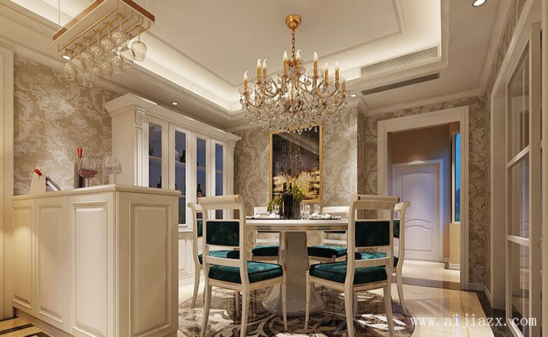 温馨的简欧风格大户型装修效果图