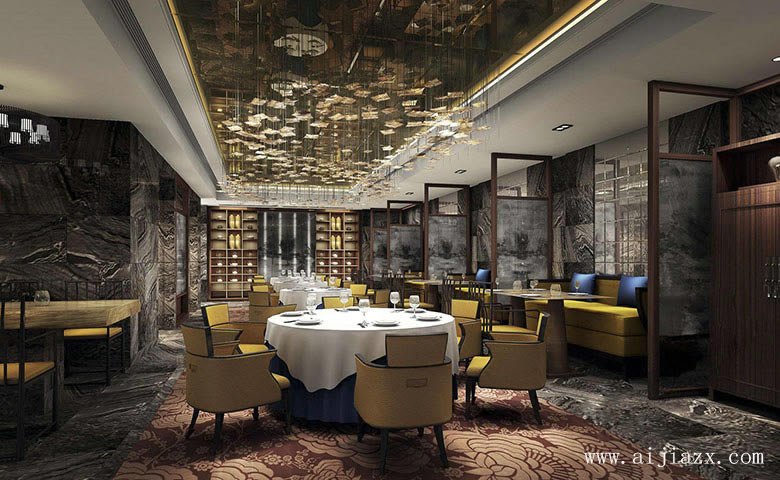 时尚的海边酒店装修效果图