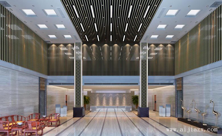 最新简约格调大气办公室装修效果图