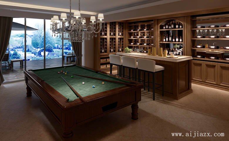 简单大气的酒店装修效果图