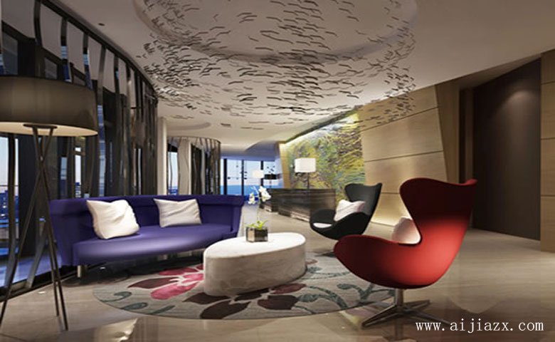 艺术格调的酒店大堂装修效果图