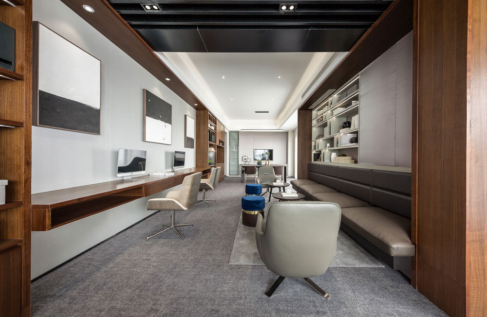 郑州金水区海洋集团办公室装修设计案例