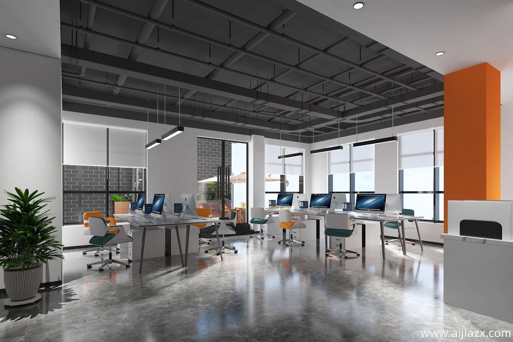 郑州高新区美立方办公室装修设计案例