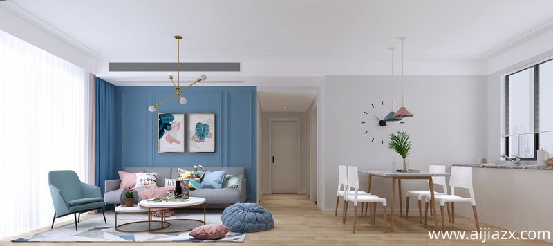 毛坯房装修-客餐厅