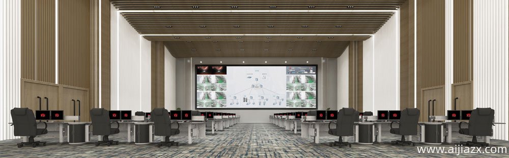 华为郑州监控和指挥中心装修设计效果图