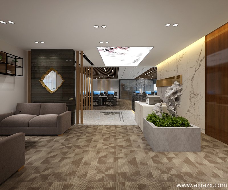 郑州办公室装修，简约和舒适怎么体现比较好？