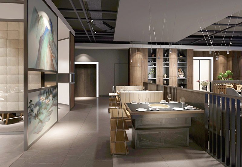 餐厅设计中家具搭配颜色技巧